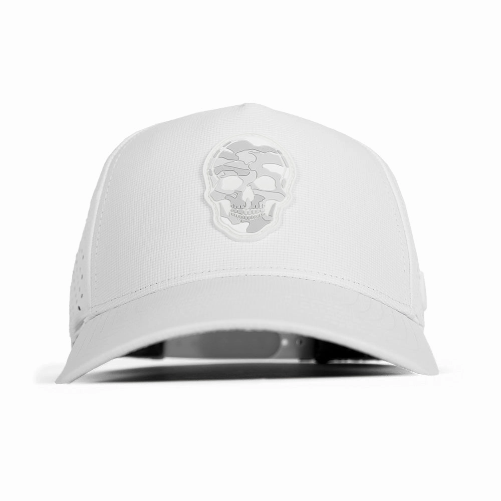 Special Edition Performance Snapback | Skull Ghost Military Camo | White