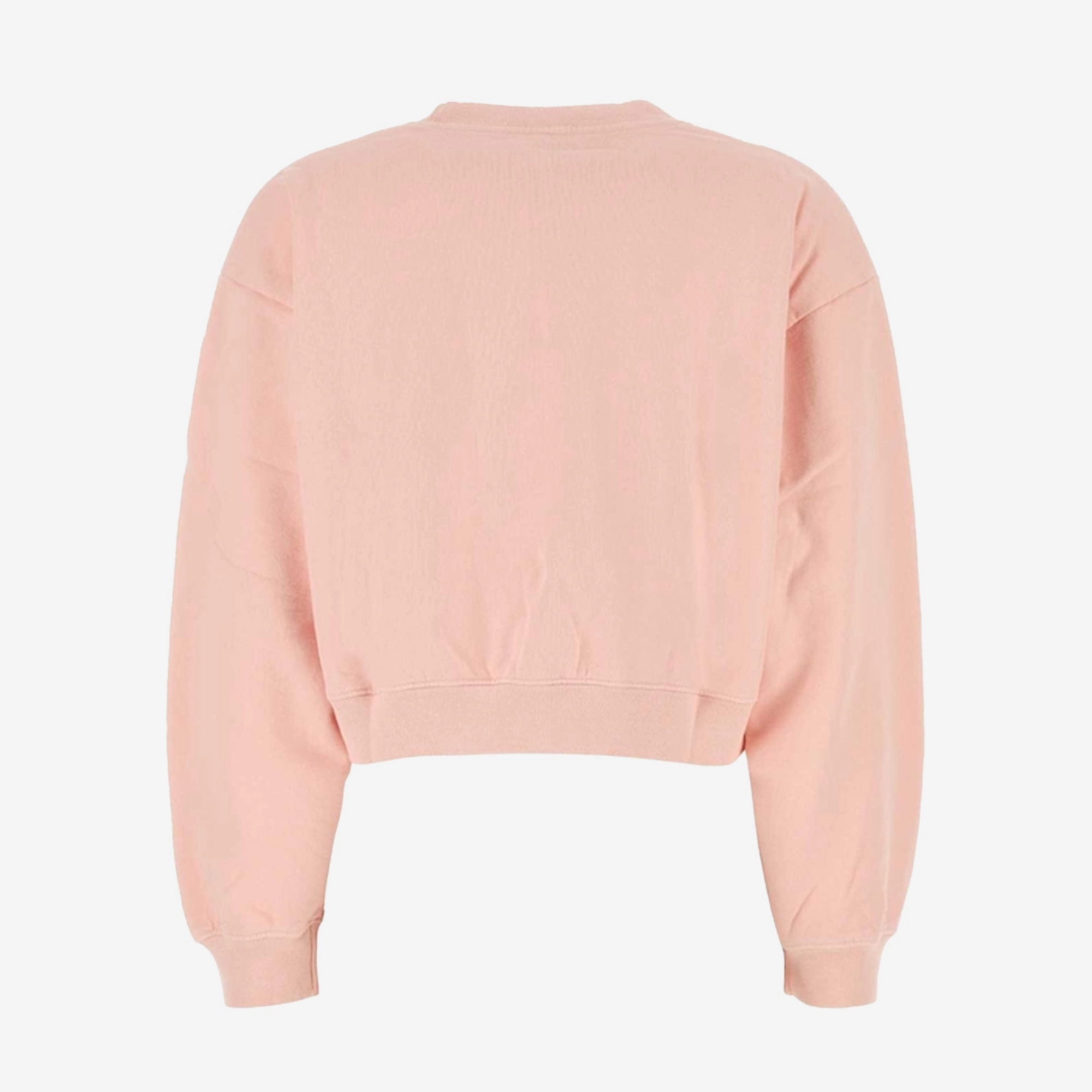 SPORTY & RICH | CALIFORNIA CROPPED CREWNECK { BALLET/WHITE