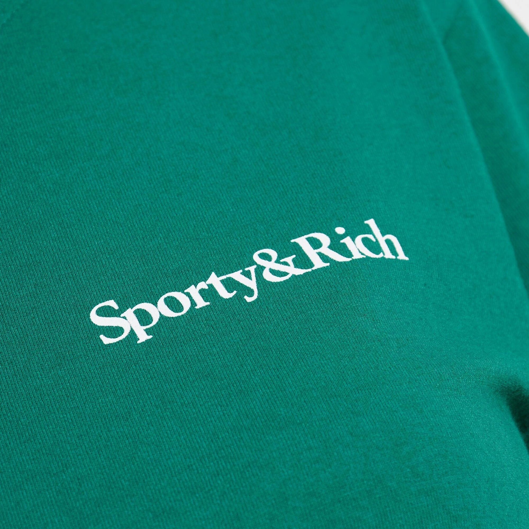 SPORTY & RICH | HEALTH IS WEALTH T-SHIRT { GREEN