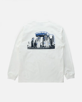 Stonehenge L/S Tee White
