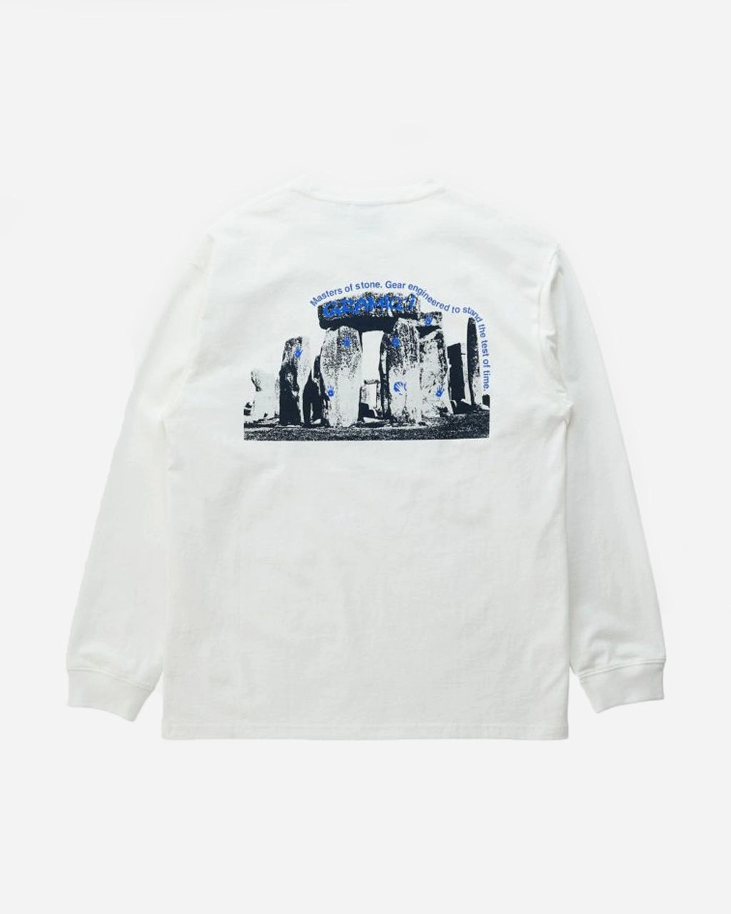 Stonehenge L/S Tee White