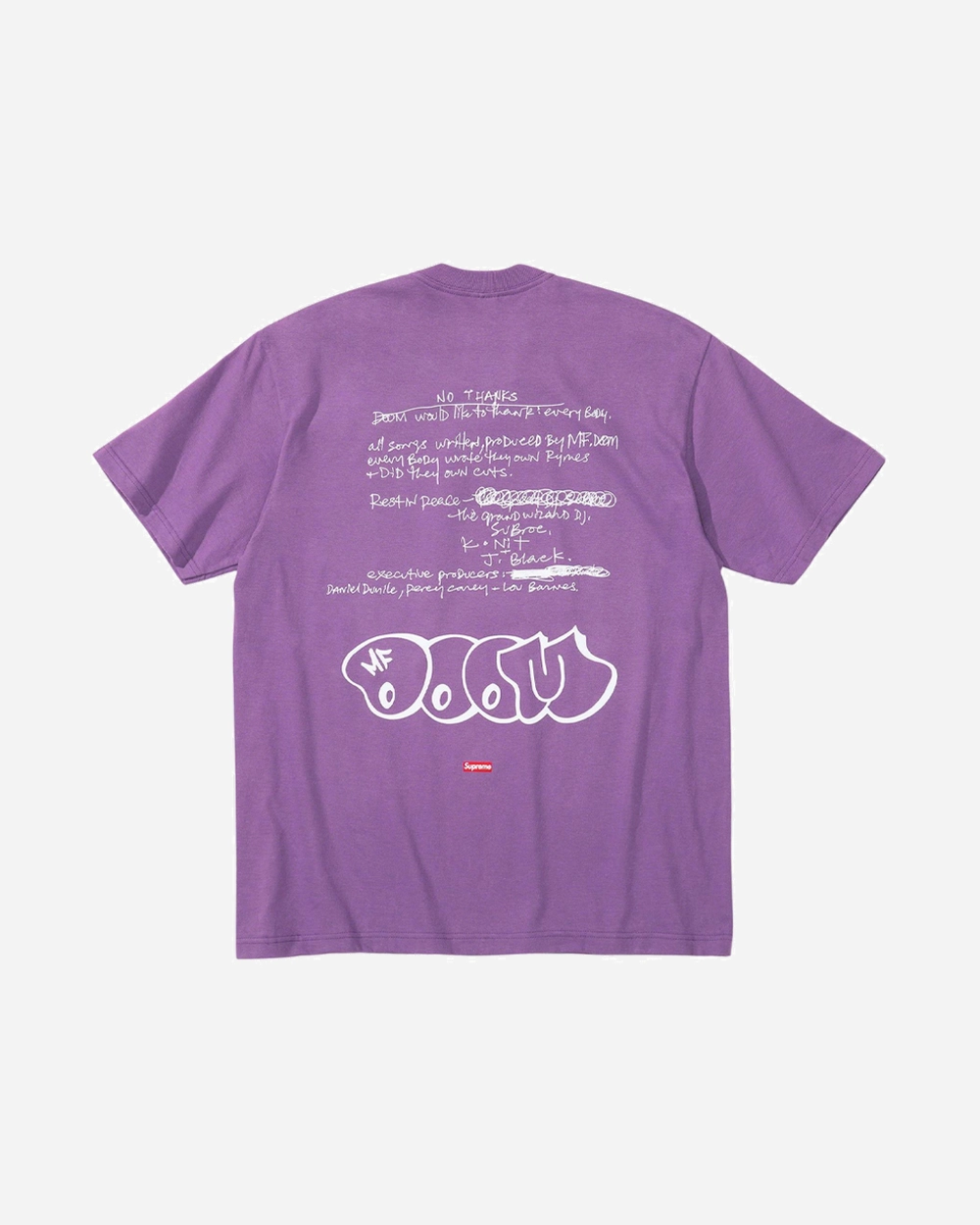 SUPREME FW23 MF DOOM PURPLE TEE (NEW)