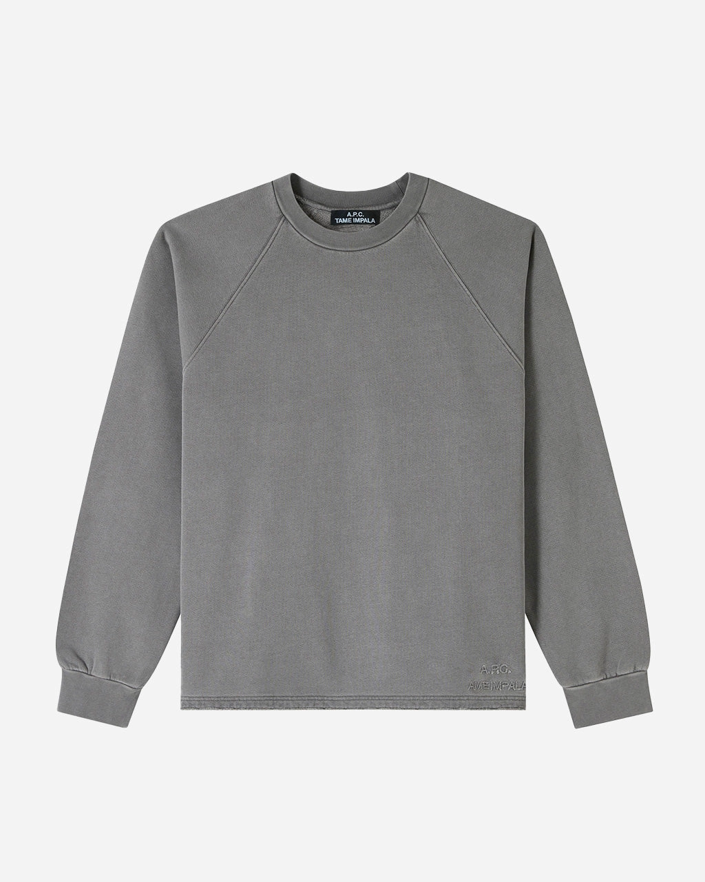 Tame Impala x A.P.C. Kick Out Sweatshirt Charcoal Grey