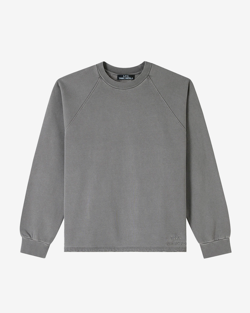 Tame Impala x A.P.C. Kick Out Sweatshirt Charcoal Grey