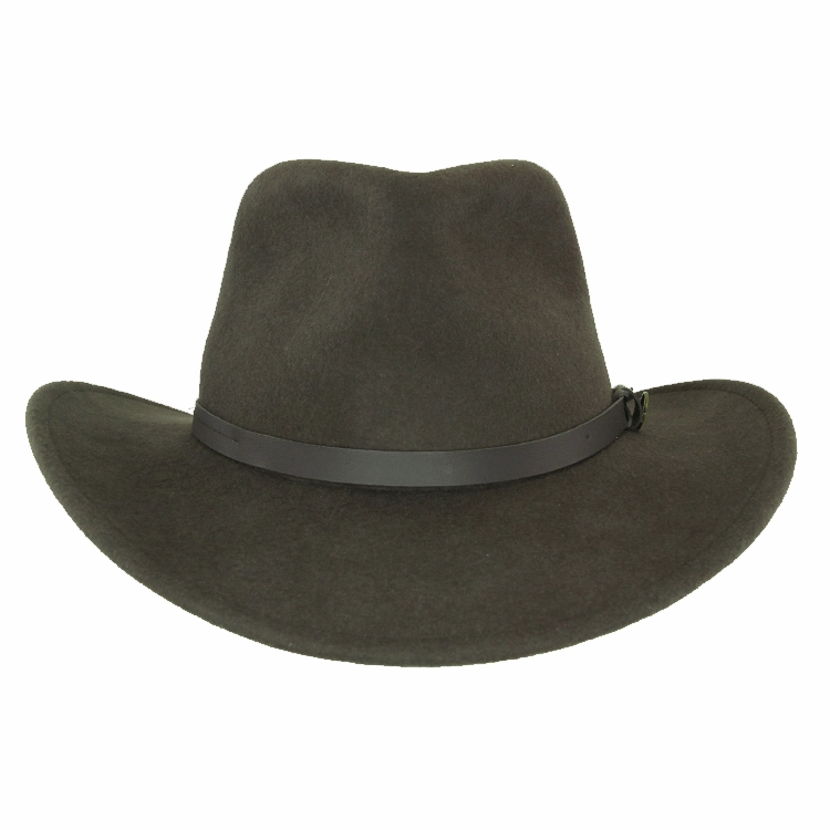 The Man From Snowy River Craig Crushable Wool Felt - Chocolate