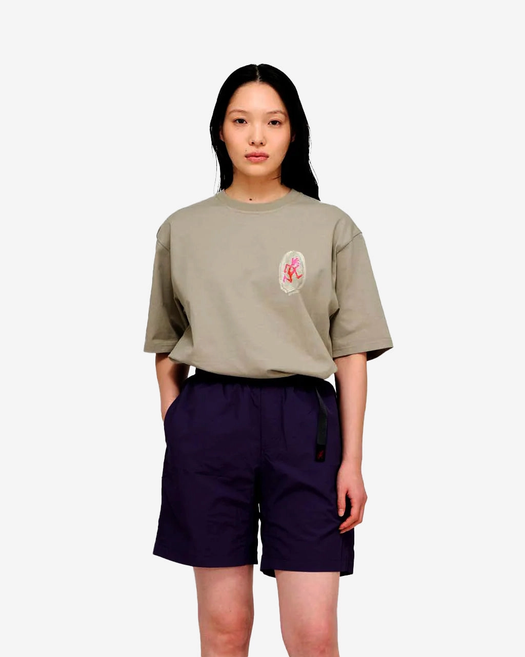 Thumbprint Tee Khaki