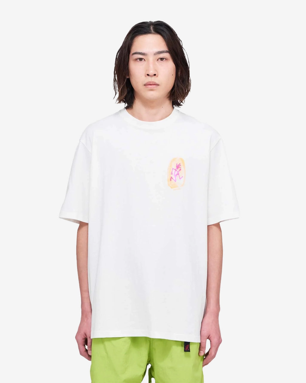 Thumbprint Tee White