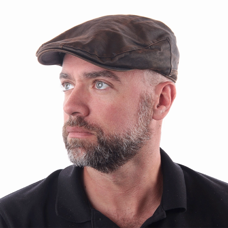 Weathered Cotton Ivy Cap - Brown